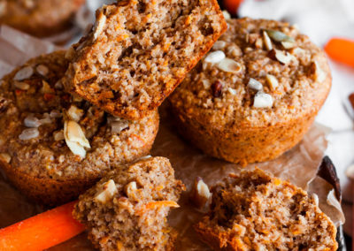 Carrot Oatmeal Muffins