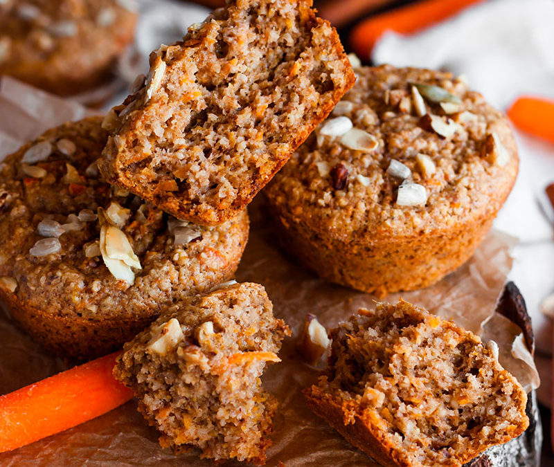 Carrot Oatmeal Muffins